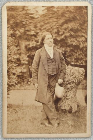 Cdv Charles Spurgeon Baptist Preacher Antique Victorian Photo Downey