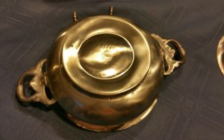 Vintage Covered Butter Cheese Dish Oneida Quadruple Plate silverware mfg co 5