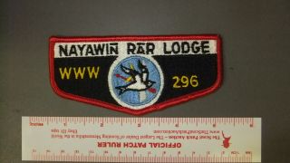Boy Scout Oa 296 Nayawin Rar Flap 1153ii