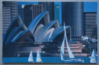 Sydney Opera House And Sail Boats Four Seasons Hotel Postcard
