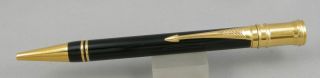 Parker Duofold Black & Gold Ballpoint Pen - 1990 - Made In Uk