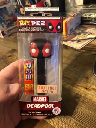 Funko Pop Marvel: Deadpool Limited Edition Pez Boxlunch Exclusive
