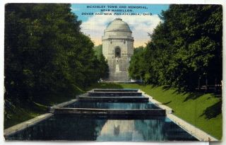 Mckinley Tomb,  Philidelphia,  Ohio 1946 Postcard C719