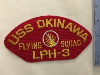 Us Navy Uss Okinawa Fire Department Flying Squad