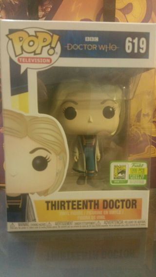 Funko Pop Thirteenth Doctor Who Sdcc 2018 Le 1300 First To Market Exclusive 619