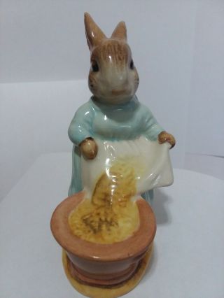 Vintage Beswick England Beatrix Potter " Cecily Parsley " Bunny Figurine 1965