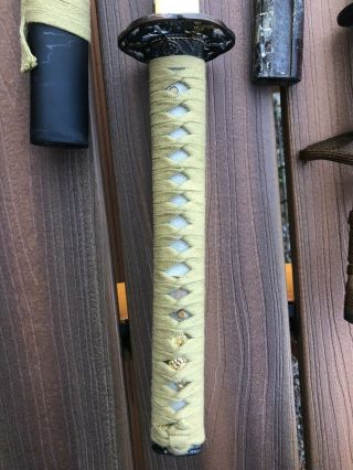 samurai sword set,  one antique,  one - Antique is interesting 4