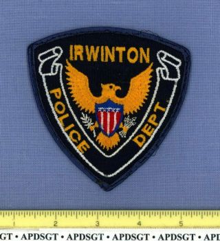 Irwinton (old) Georgia Sheriff Police Patch Gold Eagle