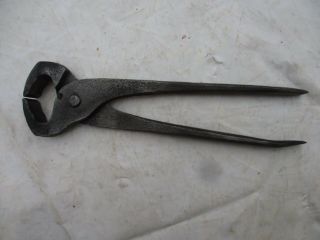Vntg / Antique Nippers Blacksmithing,  Horse Farrier Tool,  Nail Puller,  Made Usa