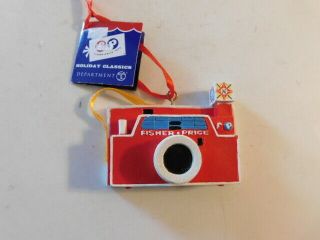 2014 Dept.  56 Fisher Price Instant Camera Christmas Ornament W/ Tag Vg