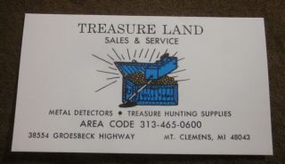 Treasure Land,  Mount Clemens,  Michigan Vintage 70 