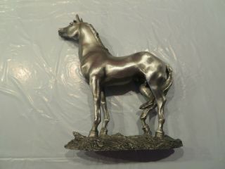 Pewter Horse By Lorne Mckean The Thoroughbred Fine Figurine 1982