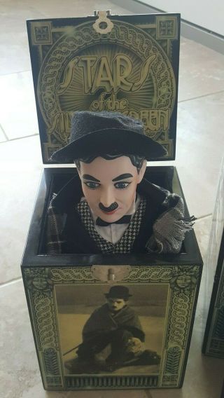 Charlie Chaplin Music Jack - in - the - Box Vintage 1989 Enesco - Very 3