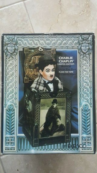 Charlie Chaplin Music Jack - in - the - Box Vintage 1989 Enesco - Very 5