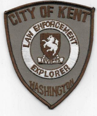 City Of Kent Law Enforcement Explorer Shoulder Patch Washington State