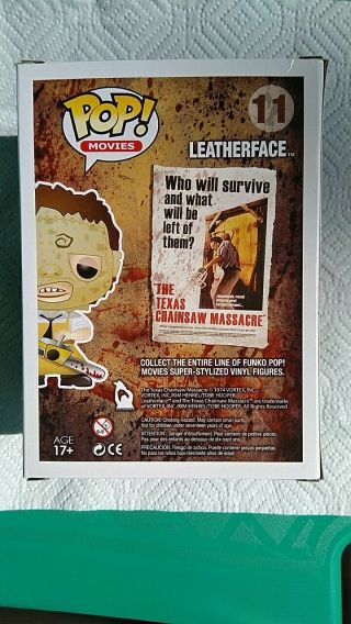 Funko Pop Movies The Texas Chainsaw Massacre Leatherface 11 Bloody Chase Piece 6