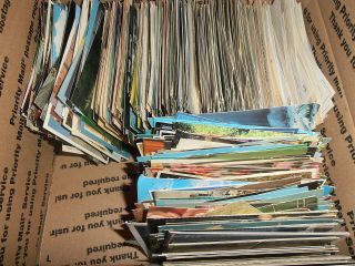 Postcard Boxlot,  Over 1000,  Cards,  A Little Bit Of Everything,  Box 1