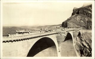 Rppc Concrete Stone Bridge Location Unknown Vintage Photo Postcard