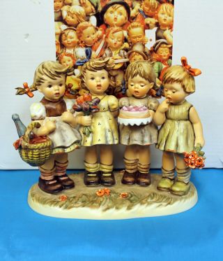 Hummel Figurine 600,  We Wish You The Best (girls Singing) W/box