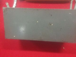 Vintage Dunlap Metal Tool Box 14 L 