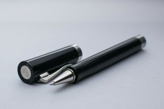 Graf Von Faber - Castell Intuition Fluted Rollerball Pen,  Ribbed Black.