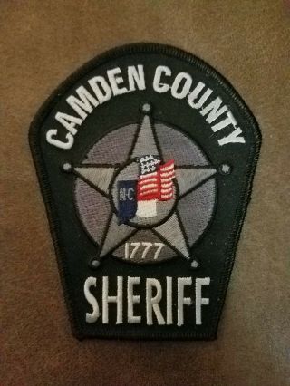 Camden County Nc Police / Sheriff Patch North Carolina