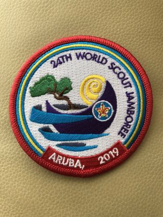 24th World Scout Jamboree,  Usa 2019,  Aruba Contingent Patch