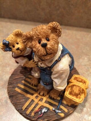 2004 Longaberger Exclusive Boyds Bear Figurine - Family Traditions 2277957lb