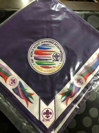 2019 World Jamboree Scout Mondial Leadership Planning Team Purple Neckerchief