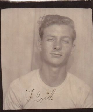 Vintage Photo Booth - Very Handsome,  Sexy,  Sultry Young Man - Gay Interest