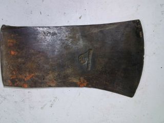 Vintage Single Bit Axe Head,  Made In Sweden,  Stamped " 20 - 5 ",  5 & 3/4 Pounds