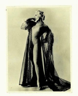 Female Impersonator Sone Teal 3 " X 4 " Photo Le Carrousel & Ny Drag Queen Gay Int
