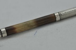 Lovely Rare Vintage Sampson Mordan & Co Twist Pencil Silver & Porcupine Quill 5