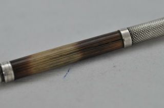 Lovely Rare Vintage Sampson Mordan & Co Twist Pencil Silver & Porcupine Quill 6