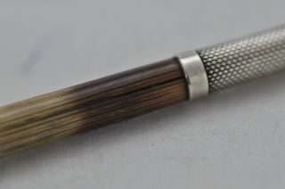 Lovely Rare Vintage Sampson Mordan & Co Twist Pencil Silver & Porcupine Quill 7