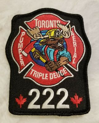 Toronto Fire Station 222 Patch Newly Back