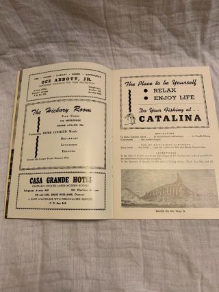 Vintage Santa Catalina Island Sportsfishermens Log Book 5