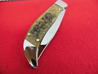KABAR 1990 picture grizzly clasp CLUB ISSUE VERY MUCH SOUGHT AFTER N 6