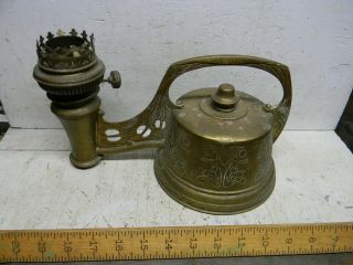 Vintage Brass Oil Lamp Kettle Style