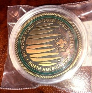North America Official Challenge Coin 2019 24th Boy Scout World Jamboree Green