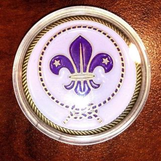 North America Official Challenge Coin 2019 24th Boy Scout World Jamboree Green 2