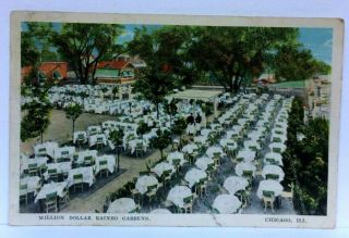 1920s Chicago Illinois Million Dollar Rainbo Gardens Vintage Postcard