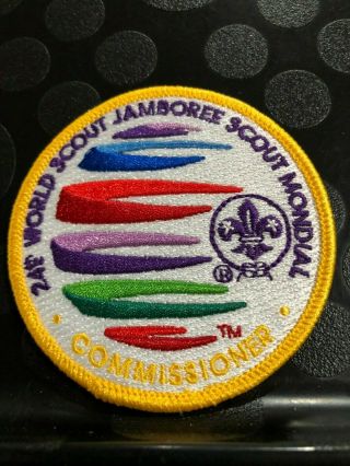 2019 World Jamboree Scout Mondial Commissioner Pocket Patch