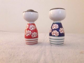 Vintage Salt and Pepper Shakers JAPAN Japanese Figurines 3