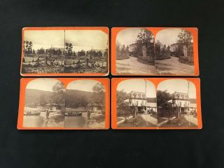 1880s Views Of Greenwood Lake,  Levin Lake Windermeer House,  Traphagen York