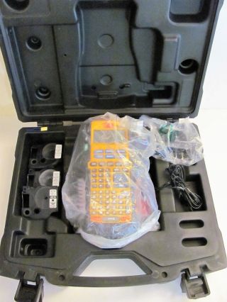 3m Portable Labeler Pl200 Label Maker In Case With Charger And 4 Tapes