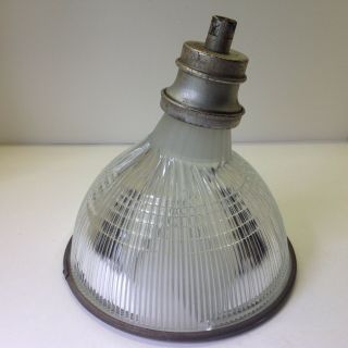 Antique Holophane 922 Angle Industrial Lamp Shade Medical Dental Light Fixture