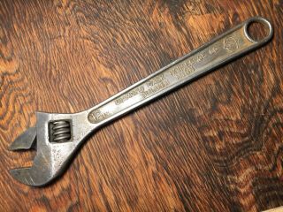Vintage Diamond Calk Horseshoe Co.  12 " Crescent Wrench Tool Duluth Minn.  Usa
