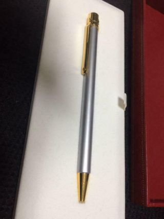 Cartier Ballpoint pen ST150180 Body color:Silver / Gold combination 2