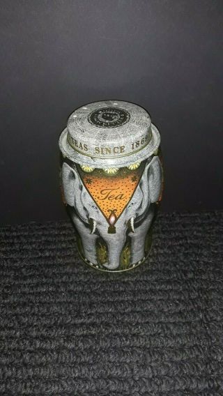 Williamson & Magor Earl Grey Tea Empty Elephant Tin Canister